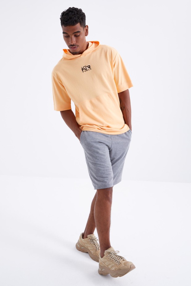 Tommy Life Gri Melanj Bağcıklı Standart Kalıp Basic Erkek Şort - 81212. 7 Tommy Life Gri Melanj Bağcıklı Standart Kalıp Basic Erkek Şort - 81212. 7