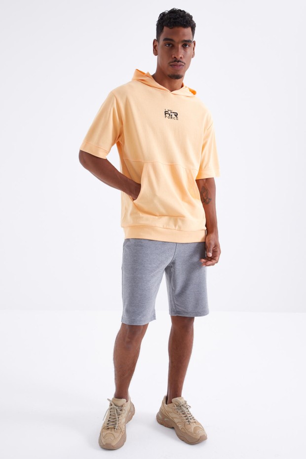 Tommy Life Gri Melanj Bağcıklı Standart Kalıp Basic Erkek Şort - 81212. 5 Tommy Life Gri Melanj Bağcıklı Standart Kalıp Basic Erkek Şort - 81212. 5