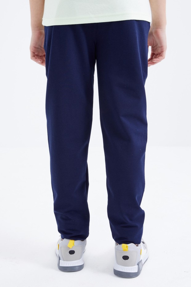 Tommy Life İndigo Bağcıklı Dar Paça Basic Erkek Çocuk Eşofman Alt - 10858. 4 Tommy Life İndigo Bağcıklı Dar Paça Basic Erkek Çocuk Eşofman Alt - 10858. 4