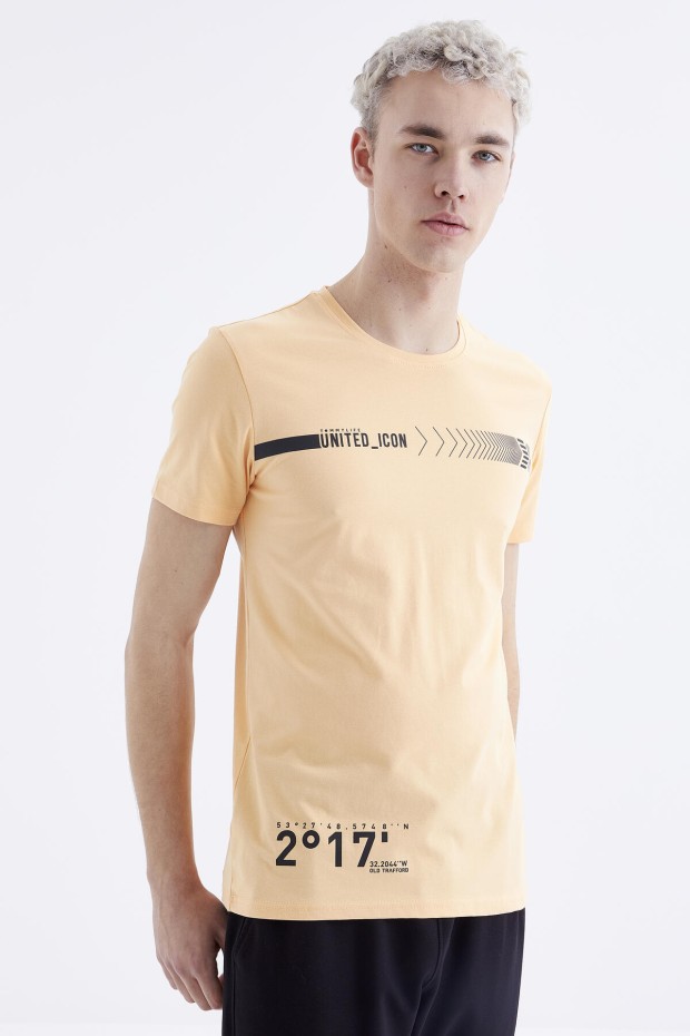 Tommy Life Kavuniçi - Siyah Baskı Detaylı O Yaka Standart Kalıp Manşetli Erkek Eşofman Takım - 85175. 3 Tommy Life Kavuniçi - Siyah Baskı Detaylı O Yaka Standart Kalıp Manşetli Erkek Eşofman Takım - 85175. 3