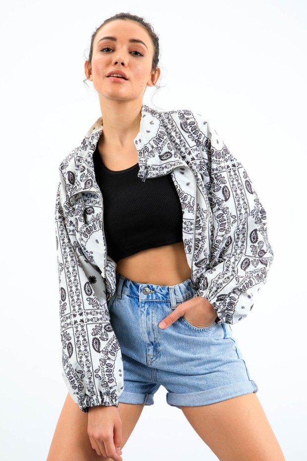 Lacivert Basic Sıfır Kol Dar Kalıp U Yaka Kadın Crop Top Atlet - 97162 - 6