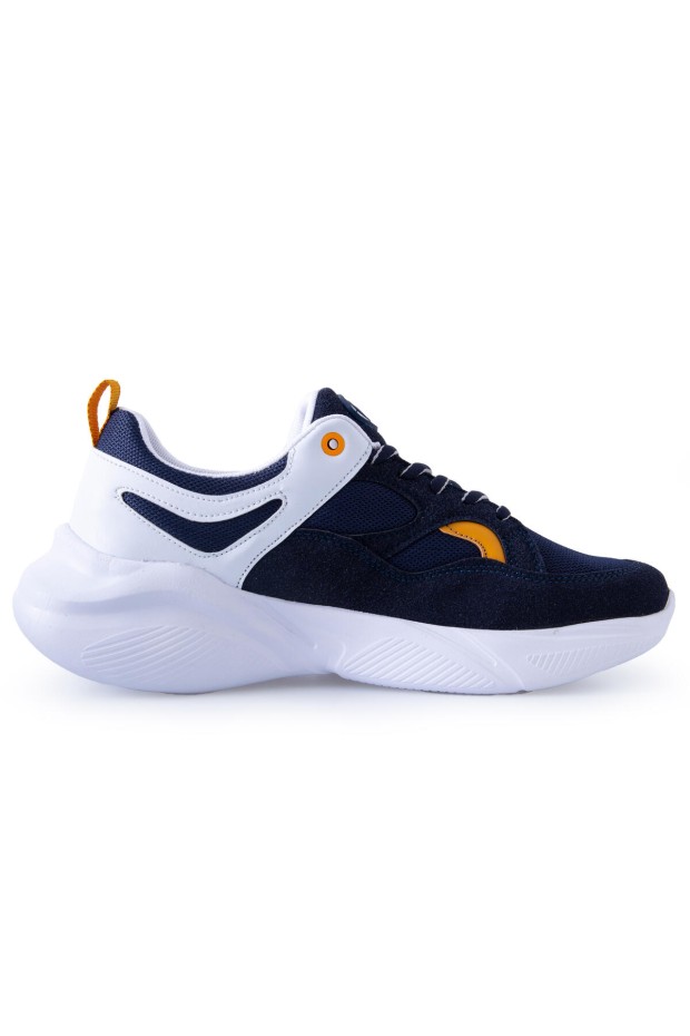 Tommy Life Lacivert Çift Renkli Bağcıklı Yüksek Taban Erkek Spor Ayakkabı - 89097. 3 Tommy Life Lacivert Çift Renkli Bağcıklı Yüksek Taban Erkek Spor Ayakkabı - 89097. 3