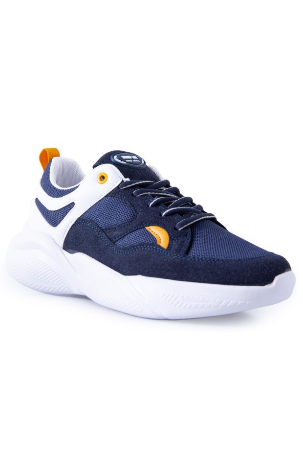 Tommy Life Lacivert Çift Renkli Bağcıklı Yüksek Taban Erkek Spor Ayakkabı - 89097. 5 Tommy Life Lacivert Çift Renkli Bağcıklı Yüksek Taban Erkek Spor Ayakkabı - 89097. 5
