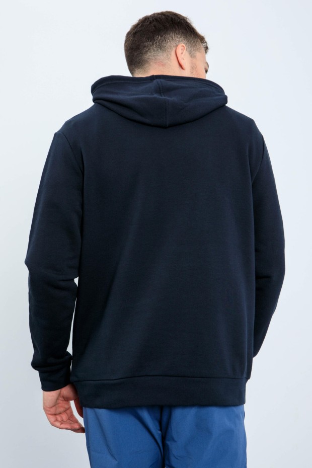 Tommy Life Lacivert Kaplan Baskılı Kapüşonlu Rahat Form Erkek Sweatshirt - 88036. 7 Tommy Life Lacivert Kaplan Baskılı Kapüşonlu Rahat Form Erkek Sweatshirt - 88036. 7
