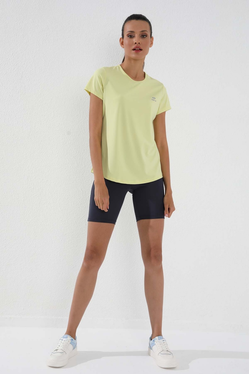 Limon Basic Kısa Kol Standart Kalıp O Yaka Kadın T-Shirt - 97144 - 2