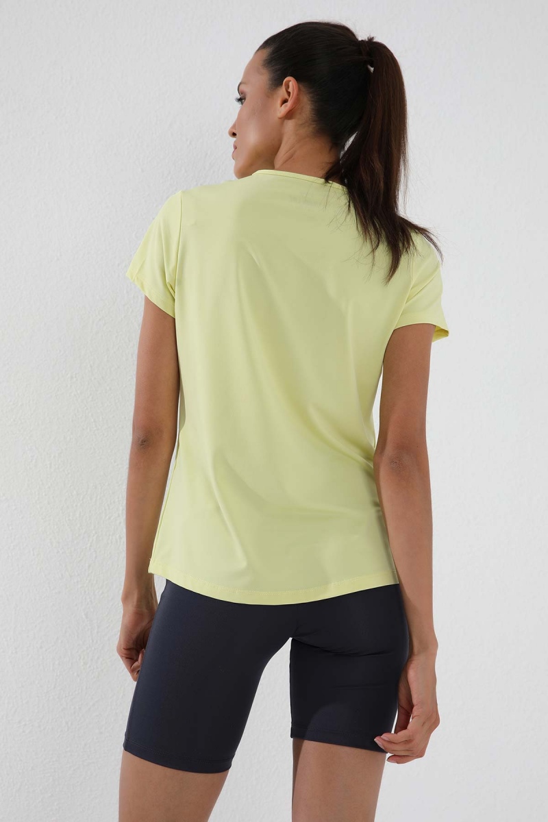 Limon Basic Kısa Kol Standart Kalıp O Yaka Kadın T-Shirt - 97144 - 7