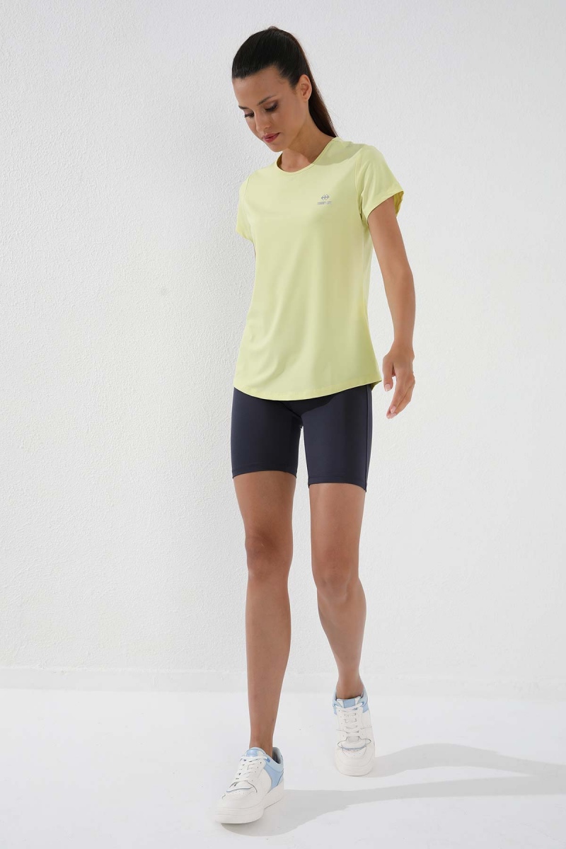 Limon Basic Kısa Kol Standart Kalıp O Yaka Kadın T-Shirt - 97144 - 4