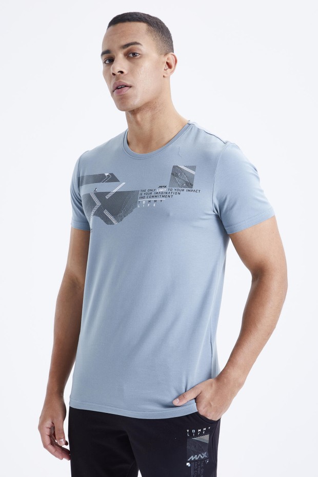 Tommy Life Mint Yeşil - Siyah Baskı Detaylı O Yaka Standart Kalıp Manşetli Erkek Eşofman Takım - 85174. 2 Tommy Life Mint Yeşil - Siyah Baskı Detaylı O Yaka Standart Kalıp Manşetli Erkek Eşofman Takım - 85174. 2