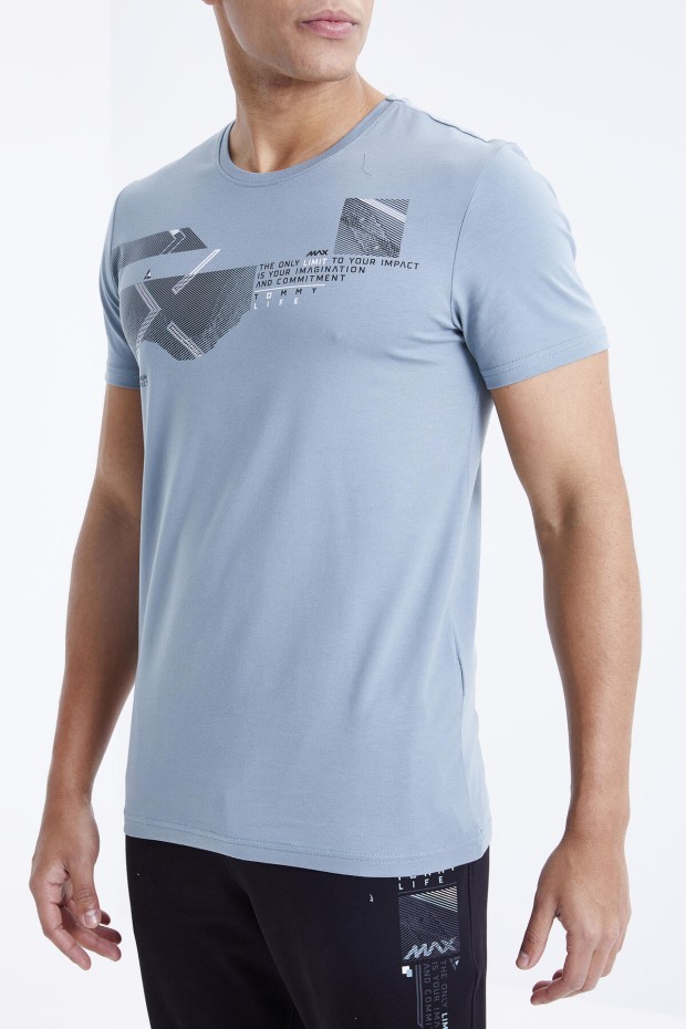 Tommy Life Mint Yeşil - Siyah Baskı Detaylı O Yaka Standart Kalıp Manşetli Erkek Eşofman Takım - 85174. 4 Tommy Life Mint Yeşil - Siyah Baskı Detaylı O Yaka Standart Kalıp Manşetli Erkek Eşofman Takım - 85174. 4