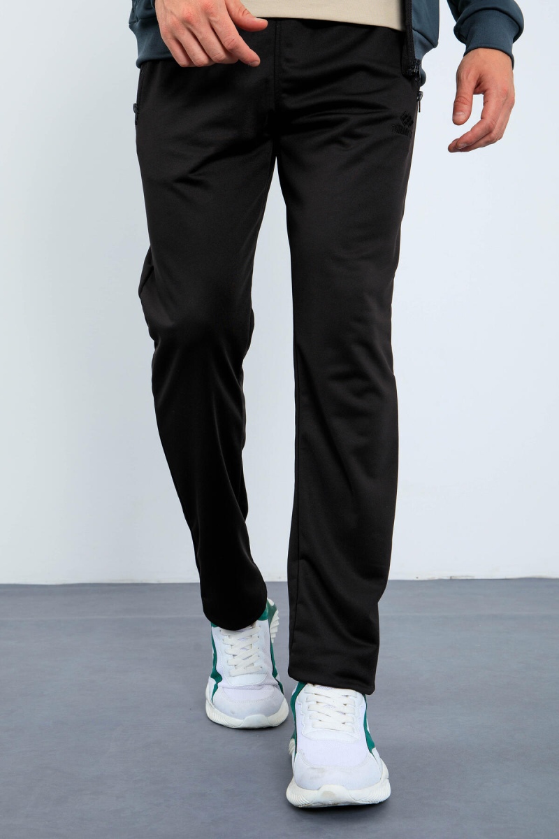 Tommy Life Orman Yeşil - Siyah Dik Yaka Fermuarlı Standart Kalıp Erkek Eşofman Takımı - 85163. 2 Tommy Life Orman Yeşil - Siyah Dik Yaka Fermuarlı Standart Kalıp Erkek Eşofman Takımı - 85163. 2