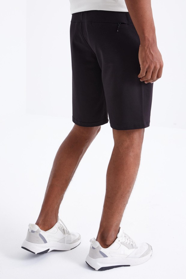 Tommy Life Siyah Bağcıklı Standart Kalıp Basic Erkek Şort - 81212. 4 Tommy Life Siyah Bağcıklı Standart Kalıp Basic Erkek Şort - 81212. 4