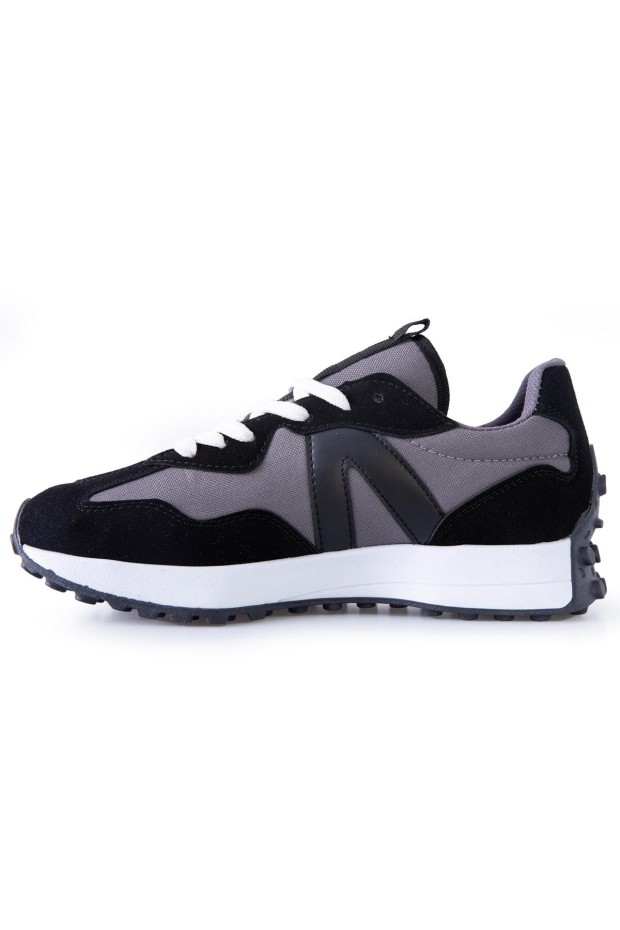 Tommy Life Siyah Mantar Topuk Detaylı Bağcıklı Erkek Spor Ayakkabı - 89095. 6 Tommy Life Siyah Mantar Topuk Detaylı Bağcıklı Erkek Spor Ayakkabı - 89095. 6