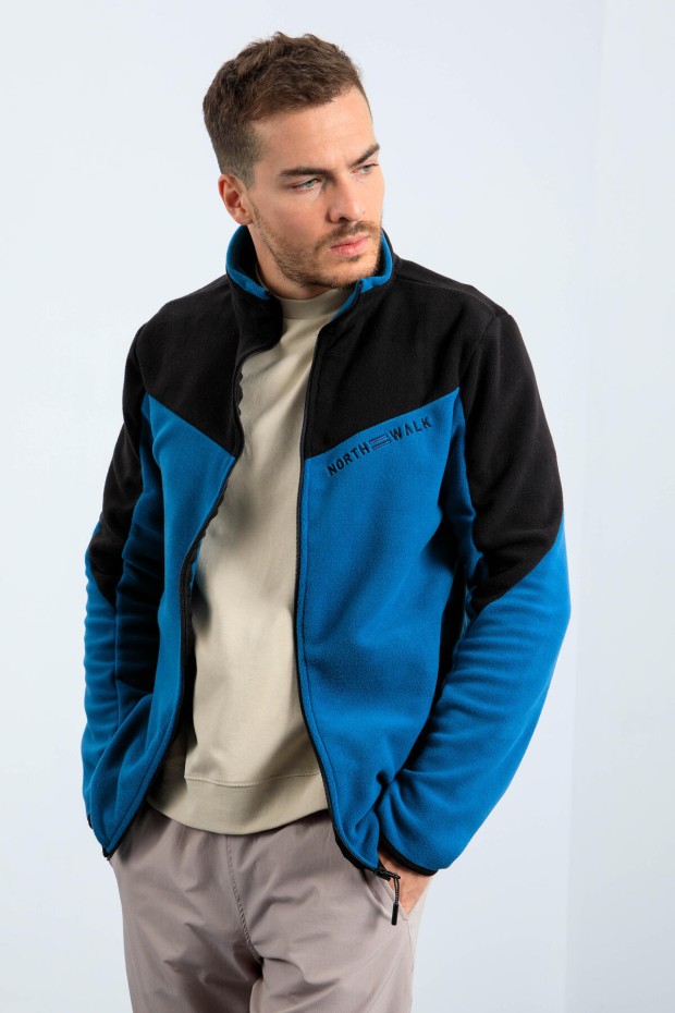 Tommy Life Zümrüt İki Renkli Fermuarlı Dik Yaka Standart Kalıp Erkek Sweatshirt Polar - 87994. 7 Tommy Life Zümrüt İki Renkli Fermuarlı Dik Yaka Standart Kalıp Erkek Sweatshirt Polar - 87994. 7