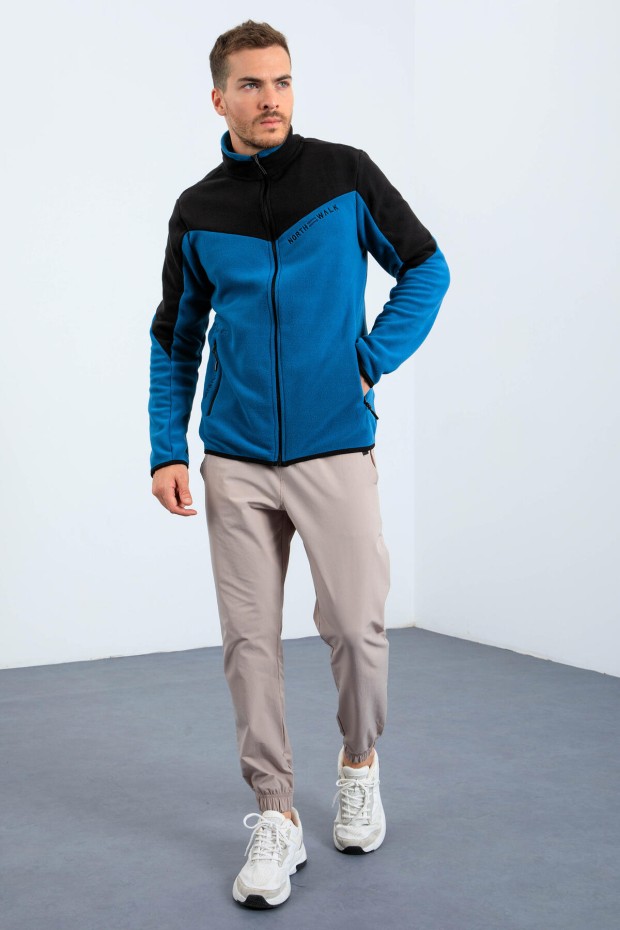 Tommy Life Zümrüt İki Renkli Fermuarlı Dik Yaka Standart Kalıp Erkek Sweatshirt Polar - 87994. 5 Tommy Life Zümrüt İki Renkli Fermuarlı Dik Yaka Standart Kalıp Erkek Sweatshirt Polar - 87994. 5
