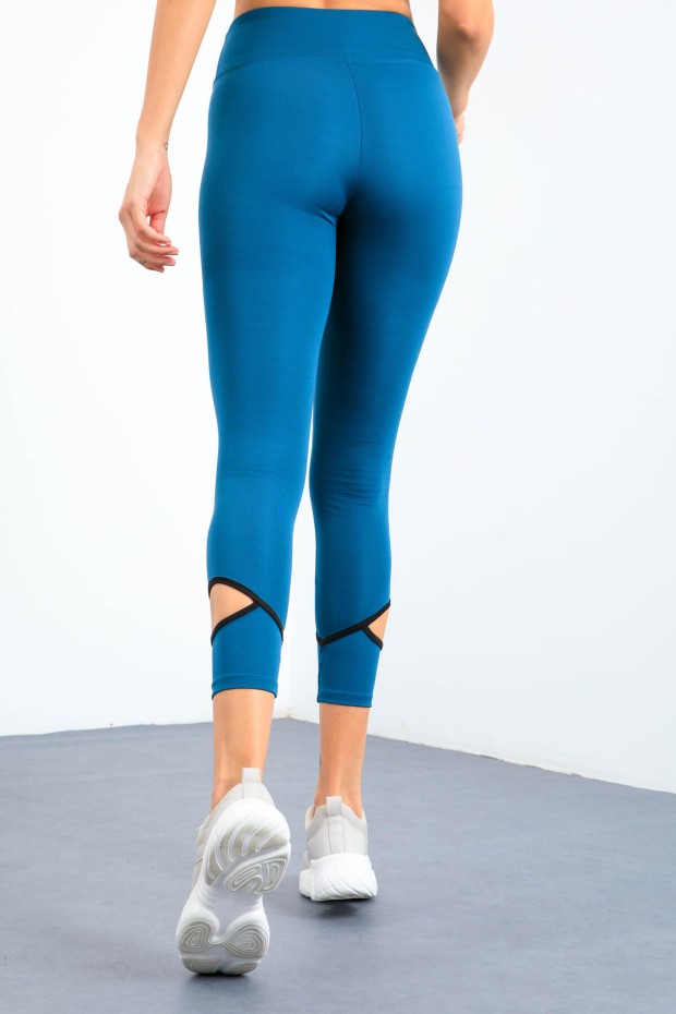 Tommy Life Zümrüt Bilekleri Pencereli Yüksel Bel Slim Fit Dar Paça Kadın Tayt - 94610. 7 Tommy Life Zümrüt Bilekleri Pencereli Yüksel Bel Slim Fit Dar Paça Kadın Tayt - 94610. 7