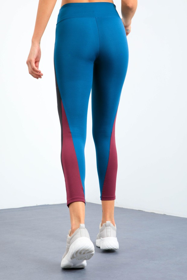 Tommy Life Zümrüt Üç Renkli Yüksel Bel Slim Fit Dar Paça Kadın Tayt - 94608. 7 Tommy Life Zümrüt Üç Renkli Yüksel Bel Slim Fit Dar Paça Kadın Tayt - 94608. 7