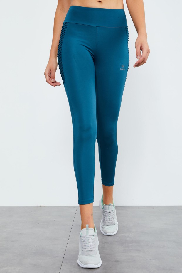 Tommy Life Zümrüt Yüksek Bel Toparlayıcı Slim Fit Dar Paça Kadın Tayt - 94568. 5 Tommy Life Zümrüt Yüksek Bel Toparlayıcı Slim Fit Dar Paça Kadın Tayt - 94568. 5